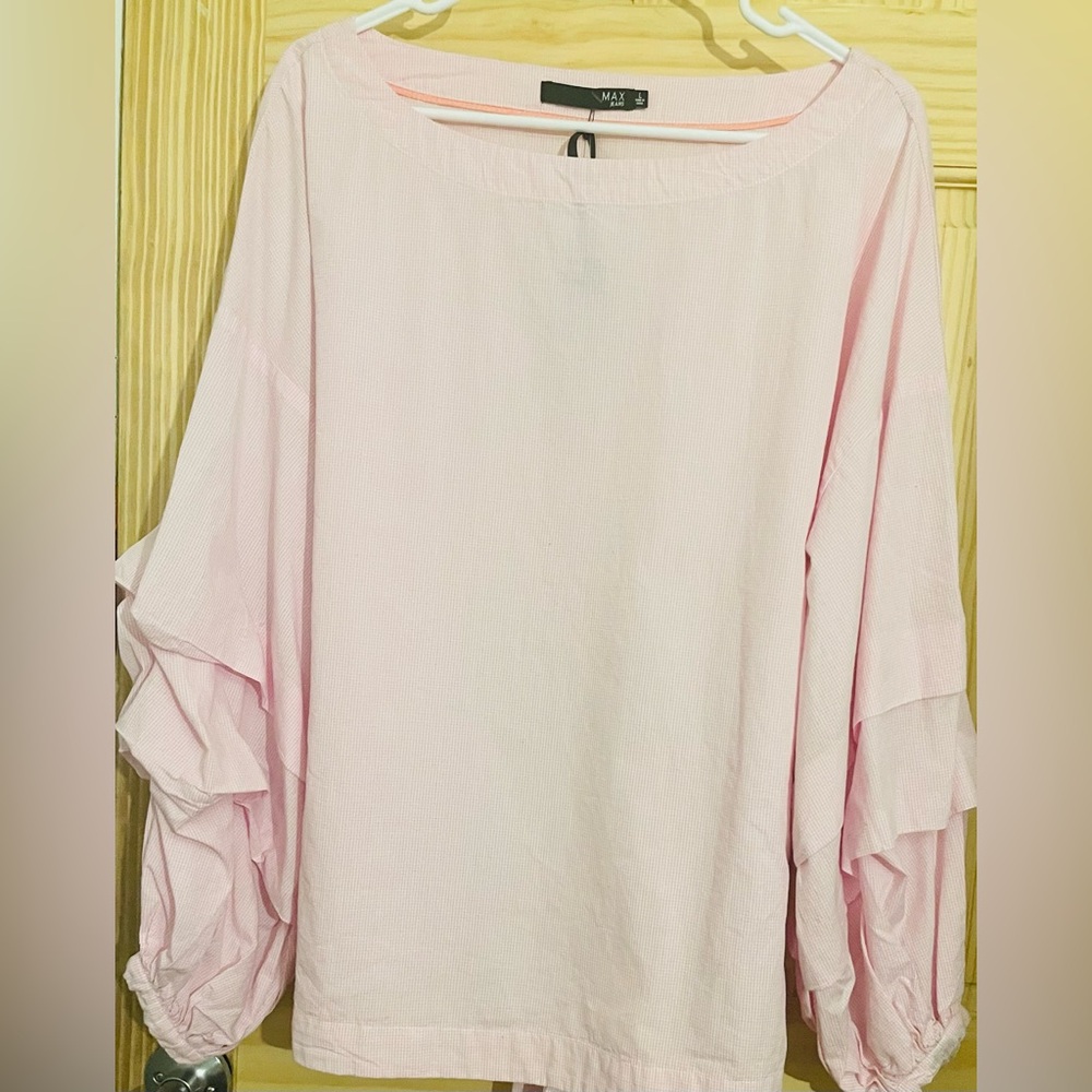 💎💎💖Pink Ruffled Sleeve Top - Picture 10 of 14